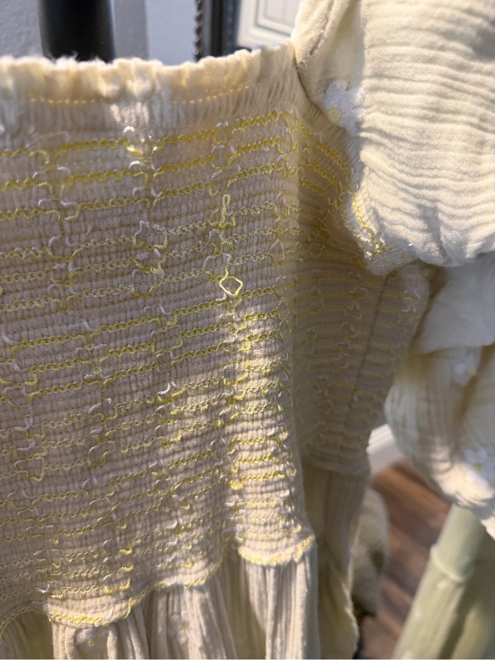 Free People Dahlia Embroidered Maxi Dress in Pastel Sage - Picture 11 of 12